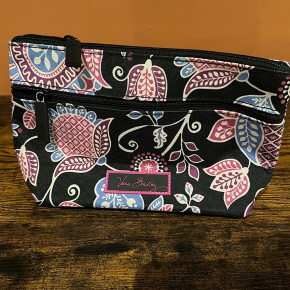 Vera Bradley Bags Nwot Vera Bradley Cosmetic Bag Double Zipper